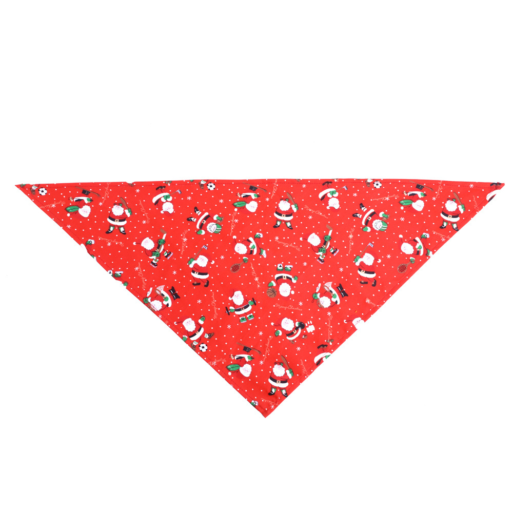 Classic Style Personalized Pet Bandana Solid Pattern Cute Dog Bandanas