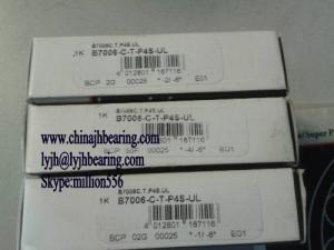 Wholesale B7006-C-T-P4S-UL FAG original machine tool main spindle bearing,30x55x13mm,steel ball from china suppliers