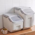 Incredible Countertop Airtight Dog Food Container Sealed Transparent Grey