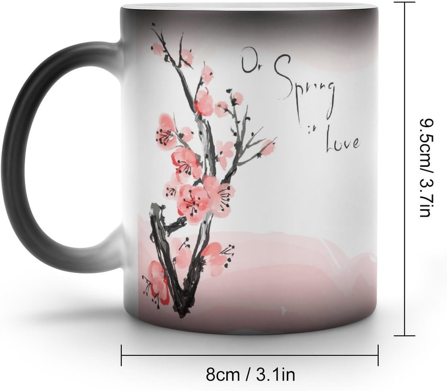 Discoloration Cups Ceramic Heat Change Unique Pattern Multi Functional Excellent Gift