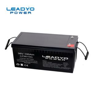 Wholesale 36V 100Ah LiFePO4 Rechargeable Battery Deep Cycle For Forklift from china suppliers