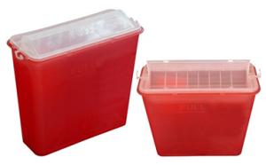 Wholesale Safety Medical Sharp Containers For Needles , Surgical Waste Syringe Disposal Box from china suppliers