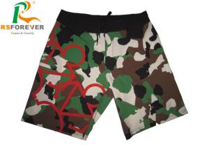 Wholesale Camo Mens Hawaiian Board Shorts , 4 Way Stretch Boardshorts With Zipper Pocket from china suppliers