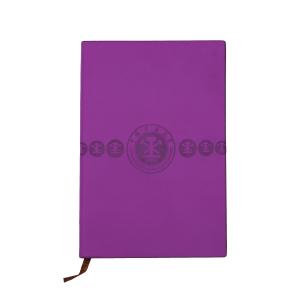 Wholesale Purple Soft Cover Pocket Notebook PU Leather Material With 100 Gsm Cream Pages from china suppliers