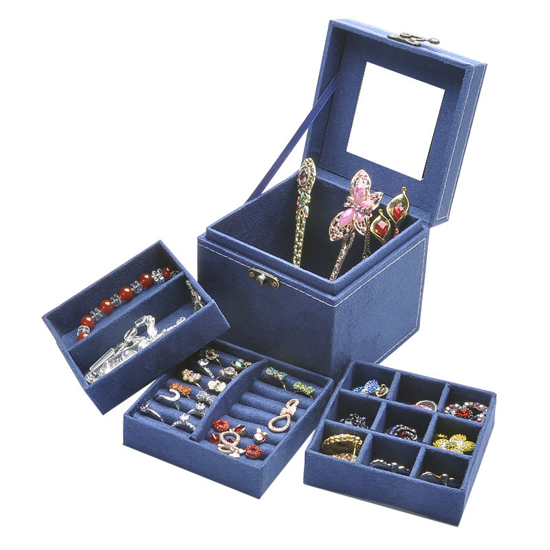 Factory Wholesale Luxury Eco Friendly Rectangular Rigid Packaging Box for Gift and Storage Jewelry