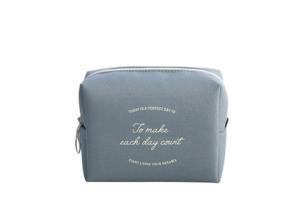 Wholesale High Density PU Coating Travel Cosmetic Bags Plain Rectangle Water Resistant from china suppliers
