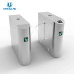 Bi - Directional Pass Flap Barrier Gate 304 Stainless Steel Housing Brushless