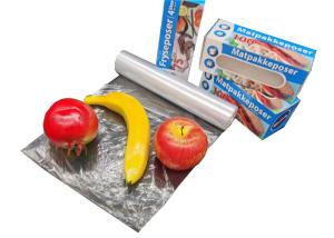 Wholesale Clear Poly HDPE Chilled Food Packaging Self Sealing Biodegradable Freezer Bags from china suppliers