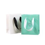 Custom High Quality Silver Logo Matte Laminated Cosmetic Packaging Bags