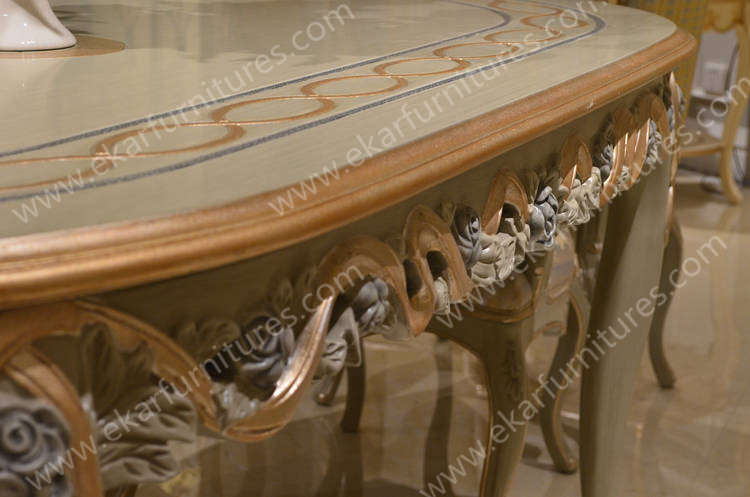 Chinese antique carved wooden dining table FT-103A