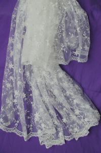 Wholesale hot sale fashion embroidery lace fabric for wedding dress from china suppliers