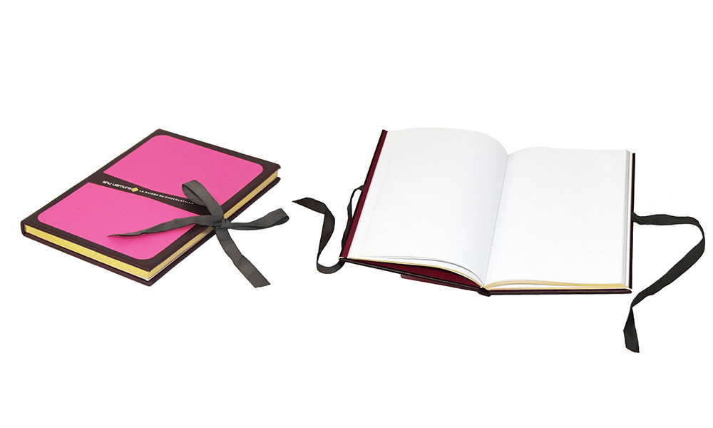 Customized Bowknot Hardcover Lined Journal For Notes Sketching