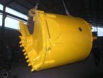 Height 1200mm Diameter 1200mm Rock Drilling Bucket For Foundation Piling