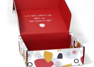 Wholesale CMKY Embossing 250gsm UV Varnish Corrugated Paper Box from china suppliers