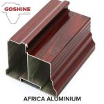New design Aluminum 6063 6060 t5 Wood grain aluminum extruded profiles