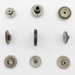 Small Sintered Metal Bearings Spur Gear Sprockets Cnc Lathe Parts