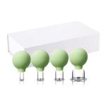 4 Pcs 15/25/35/55mm Cupping Facial Therapy Set Silicone Suction Massage Cup