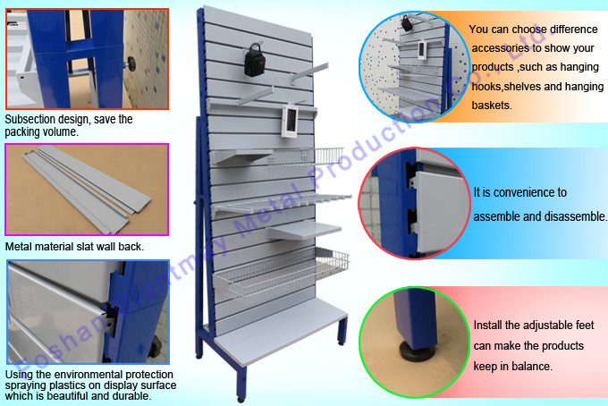 Professional Hat Helmet Retail Shop Stand Racks Slatwall Cap Display
