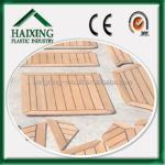 Outdoor Synthetic Teak Wood Floor for Boat Resistant to Sea Water Corrosion and