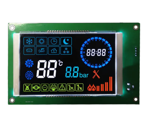 2.4 inch VA LCD Module COB LCM AIP31621E Driver White Backlight UPS LCD Display