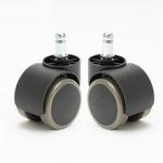 500 Lbs Heavy Duty Rubber Wheels with 4 Inches Stem Length for medical