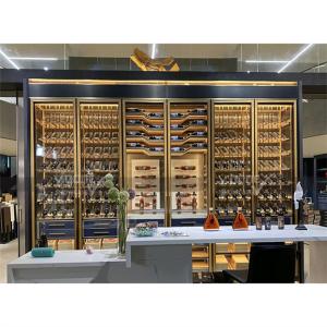 Wholesale Commercial Cooling Metal Stainless Steel Wine Cabinet Display Racks from china suppliers