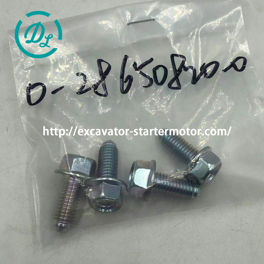 0-28680820-0 Excavator Sump Bolts 0286808200 ISUZU 4HK1 Engine