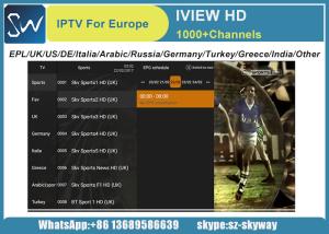 Wholesale Iview hd iptv included 1000+ UK, Arabic, Greek live Channels and VOD Arabic IPTV Europe IPTV from china suppliers