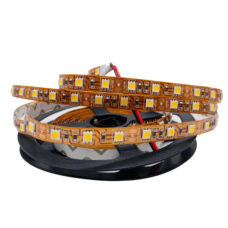 5050SMD IP68 Cool White Led Tape 5000mm Adhesive Back Led Strip Lights