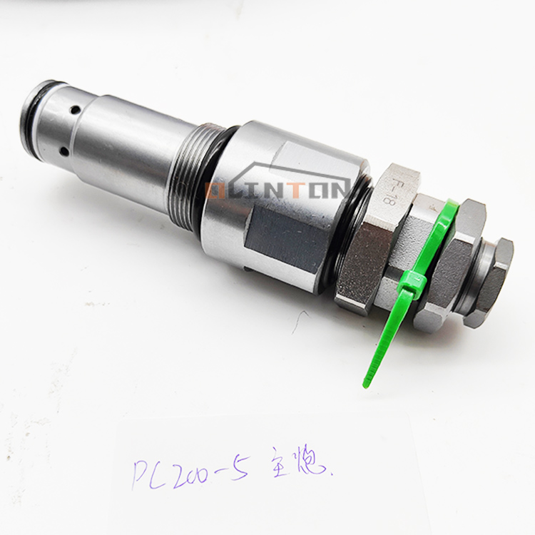 Excavator Parts Main Relief Valve For Excavator PC200-5 Guaranteed and OEM Support