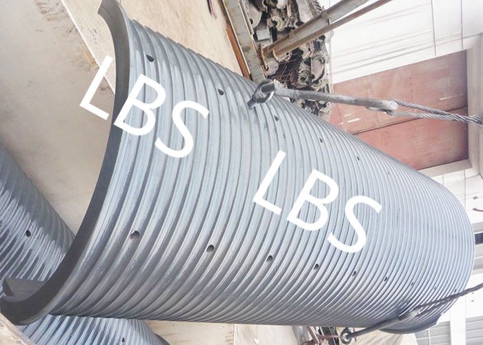 Gray Color Hoisting Mechanism LBS Sleeve Split Wire Rope Groove Sleeve