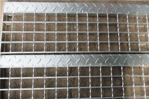 Wholesale Checkered Galvanized Steel Bar Grating 80mm 100mm Heavy Duty Metal Grating from china suppliers
