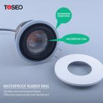 Black Recessed 50 W LED Waterproof IP65 Downlight For Kitchen