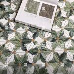 Natural Stone Marble Mosaic Floor Wall Tile Flower Pattern For Bathroom Mosaic