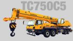 75 Ton Building Construction Machines Mobile Hydraulic Truck Crane TC750C5