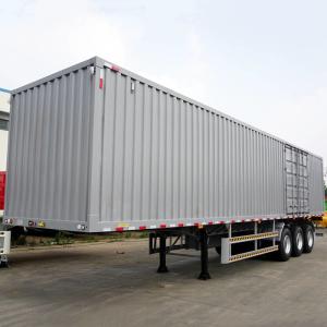 Wholesale Heavy Duty Enclosed 3 Axle 40ft Dry Van Semi Trailer from china suppliers