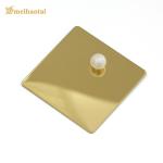 ASTM Cold Rolled Stainless Steel Plate Gold Four Feet Sustainable