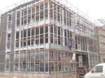 High Rise Storage Prefab Steel Commercial Buildings Painted Galvanized