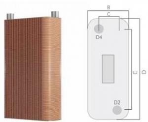 Wholesale Air Conditioning Ventilation Brazed Plate Heat Exchanger from china suppliers