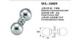 Wholesale WL-3009 Dia.33x44mm SUS304 Stainless Steel Solid Bathroom Round Back-to-Back Shower Glass Door Handle Pull Knob from china suppliers