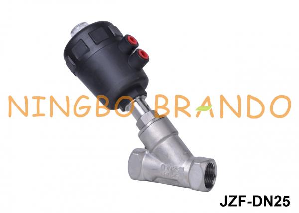 Quality 1'' Y Type Pneumatically Actuated Angle Seat Valve Stainless Steel for sale