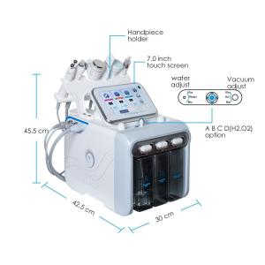 Wholesale hydro dermabrasion machine RF Radio Frequency handle facial cleaning machine from china suppliers