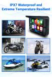 Universal Fitment Motorcycle GPS Navigation with Waterproof Screen and Carplay