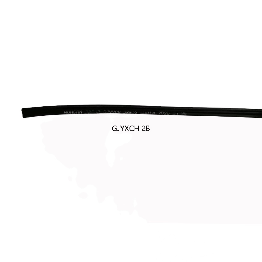 80m 100m 120m Strength Member GJYXCH Fiber Optic Cable for Telecommunication Networks