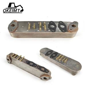 Wholesale OKEIMT 600-651-1550 6D95-7P Komatsu Engine Oil Cooler Core for Komatsu PC200-6 PC220-6 from china suppliers