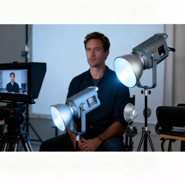 300W COB LED Full-Color Video Light App-Enabled