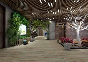 Wholesale No Formaldehyde Customized Rigid Core Vinyl SPC Flooring 5.5mm Noise Prevention from china suppliers