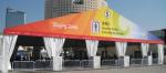 800 People Ice Hockey Ice Rink Curved Marquee Tents UV - Resistant