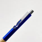 Eco-Friendly Bamboo Grip Ballpoint Pen Press Metal Ball Pen For Writing Exams