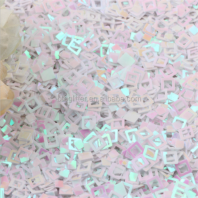 Transform Your Nails with Colourful Nail Beauty Products Plastic Blank Square Pieces Sequined Fluorescent Pieces and More